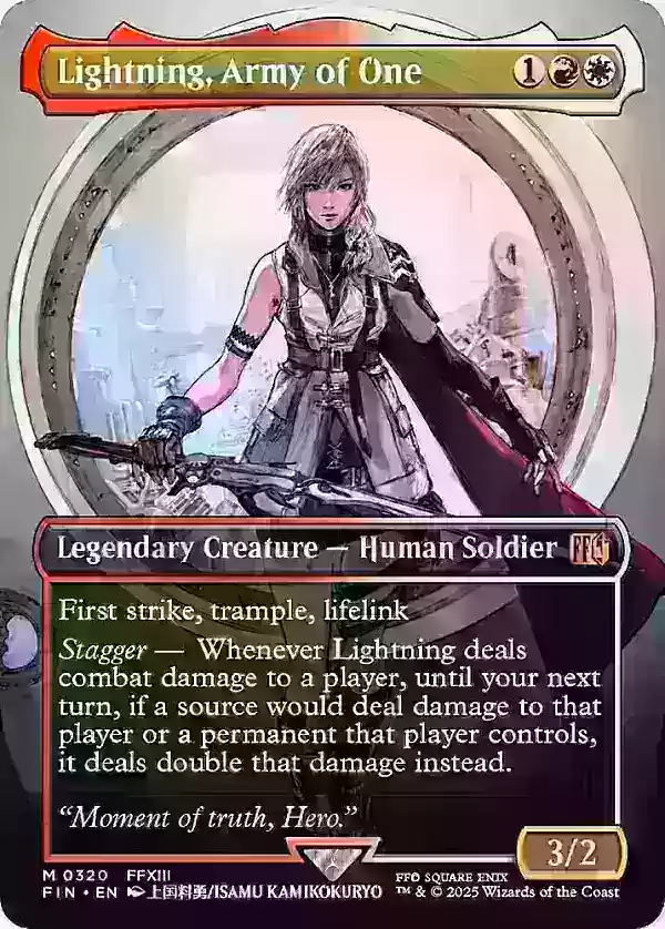 Lightning Army of One Card