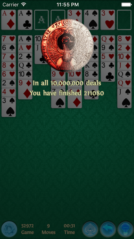 FreeCell Premium 螢幕截圖 1