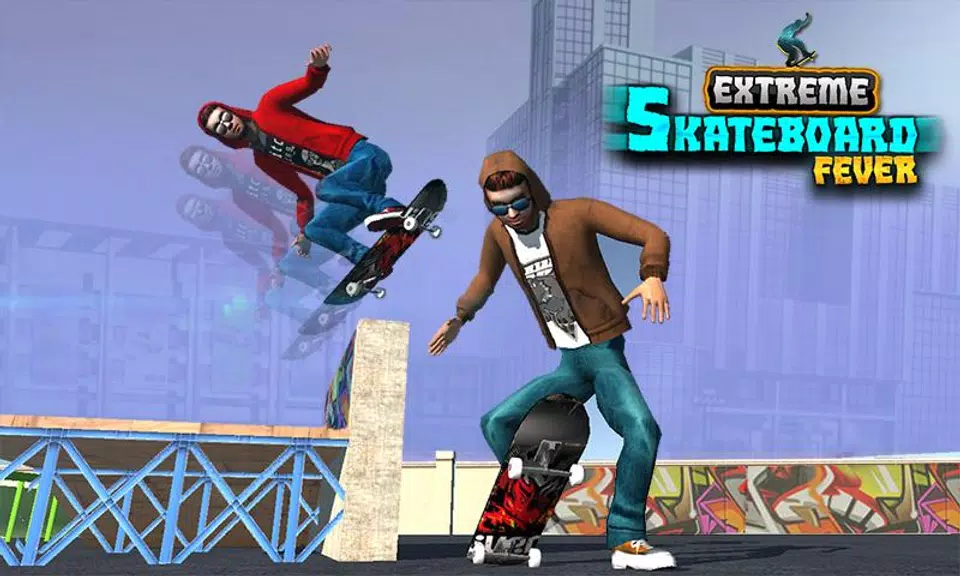 Touch SkateBoard: Skate Games Ekran Görüntüsü 2