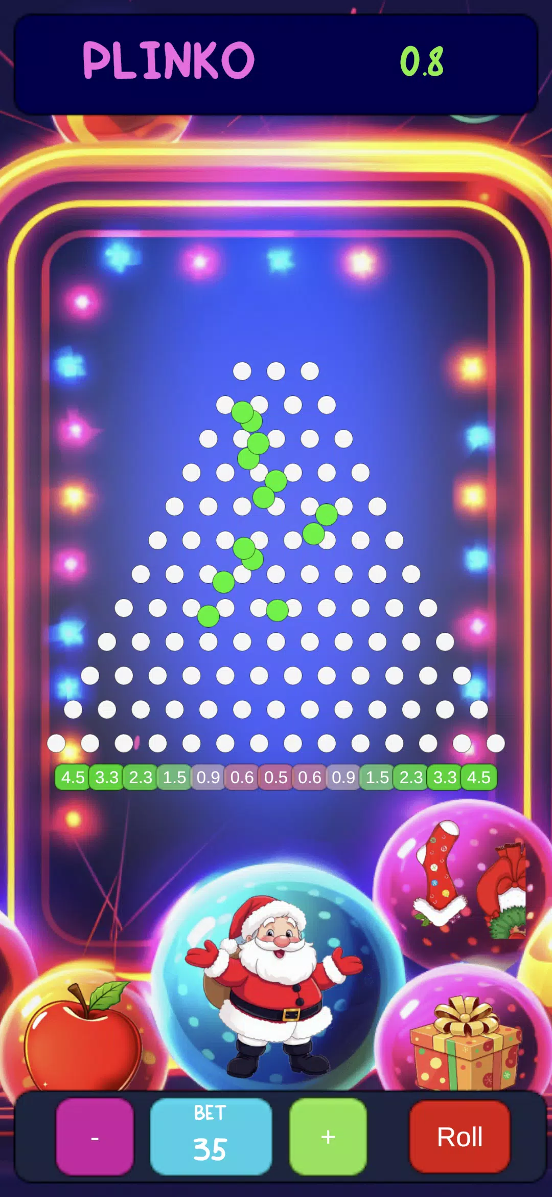 Christmas Plinko Fight 螢幕截圖 2