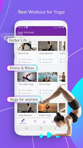 Yoga Workout for Beginners スクリーンショット 2