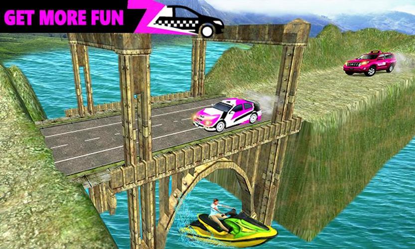 Pink Taxi Driving Game 3D ภาพหน้าจอ 2