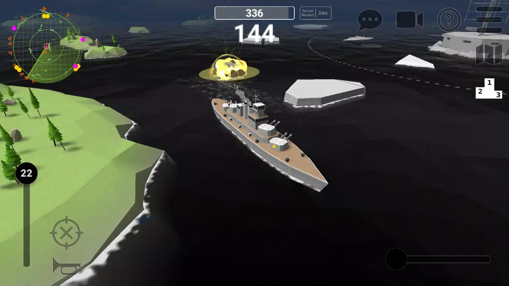 Ships of Glory: MMO warships 螢幕截圖 1