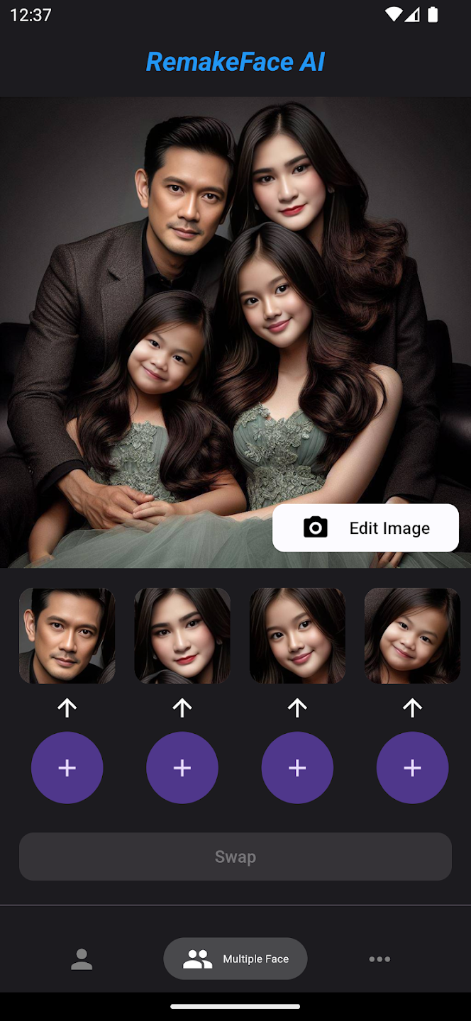 RemakeFace : AI Face Swap ภาพหน้าจอ 1