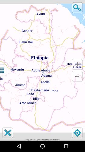 Map of Ethiopia offline Capture d'écran 0