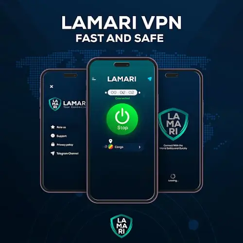 Lamari VPN - Fast & Proxy Captura de pantalla 3