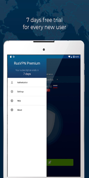 Fast VPN proxy servers with no logs - RUSVPN Ảnh chụp màn hình 2