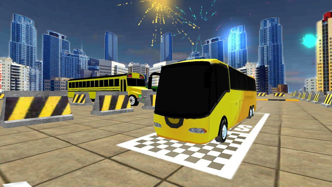 Modern Bus Drive Parking 3D 螢幕截圖 1