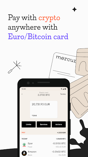 Carteira Mercuryo Bitcoin Cryp Captura de tela 3