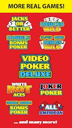 Video Poker Deluxe 螢幕截圖 1