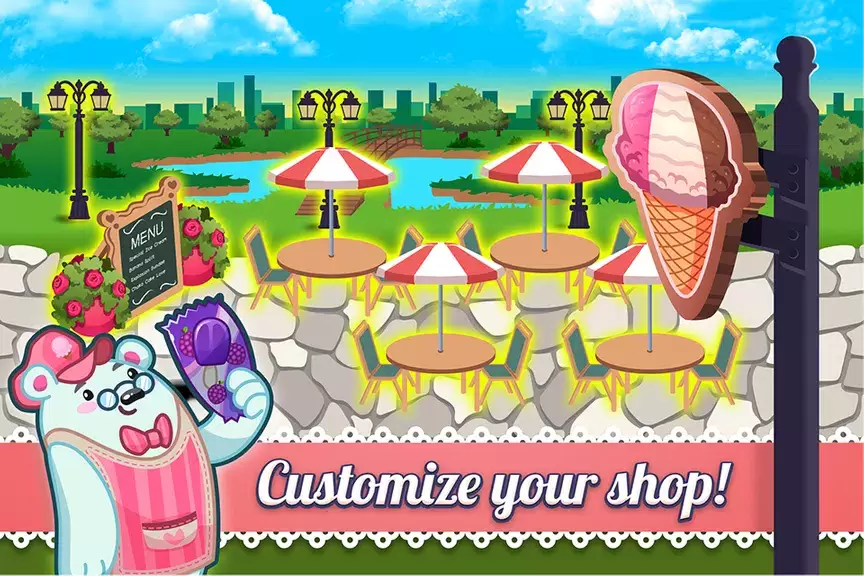 My Ice Cream Shop: Time Manage 螢幕截圖 1