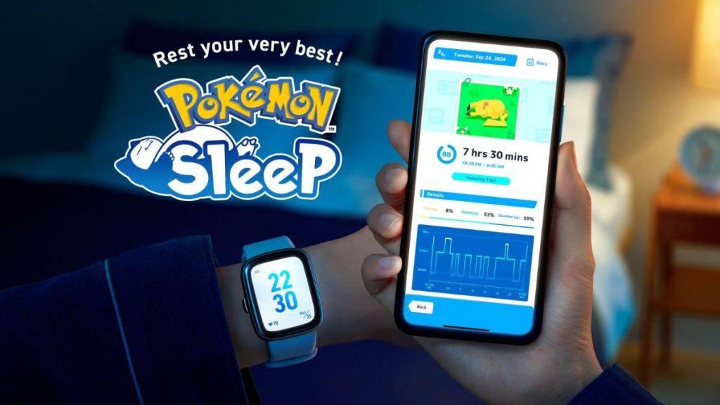 Pokemon အိပ်စက်ခြင်း Smartwatch ဆက်နွယ်မှုကြေငြာချက်