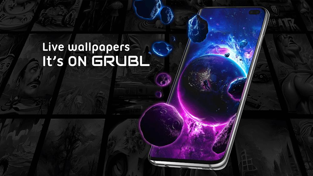 GRUBL™ 4D Live Wallpapers + AI应用截图第1张