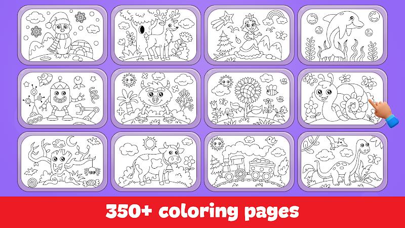 Kids Coloring Game Color Learn 螢幕截圖 1