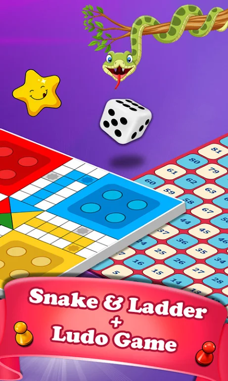 Snakes and Ladders Dice Game Screenshot 2