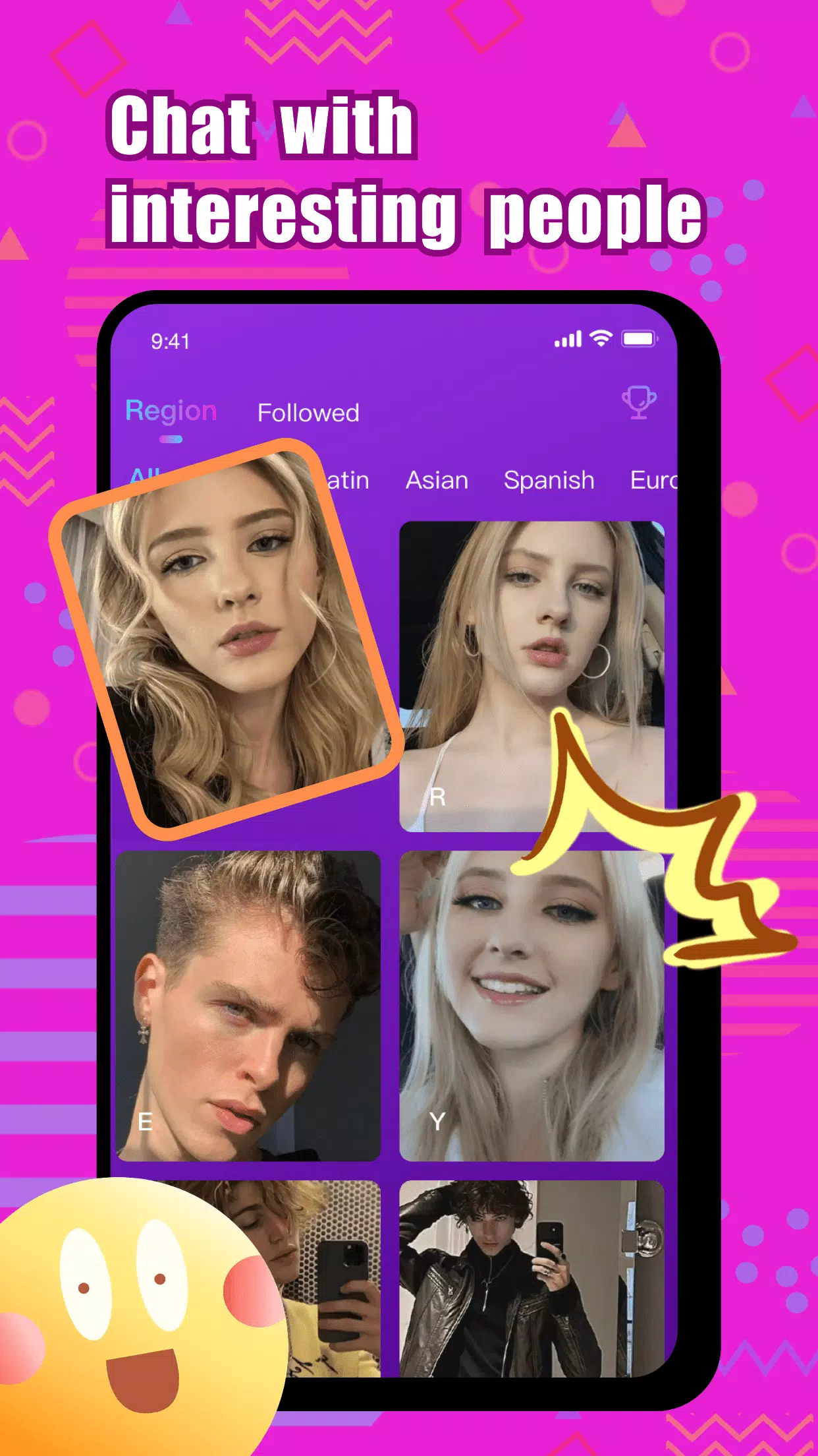 Wonk - live video chat স্ক্রিনশট 0