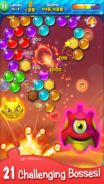 Bubble Bust! - Popping Planets ภาพหน้าจอ 1