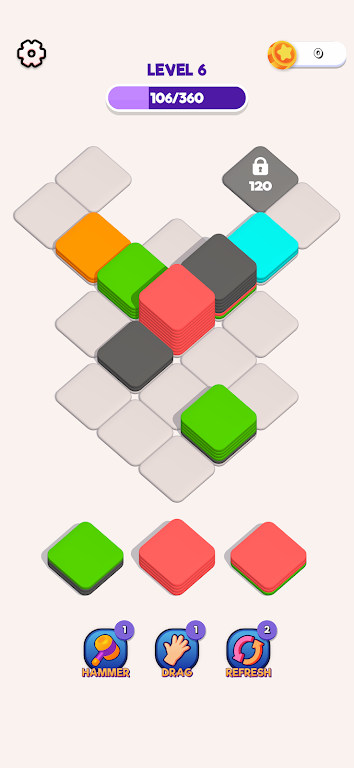 Block Sort 3D - ASMR Tile Sort 螢幕截圖 2