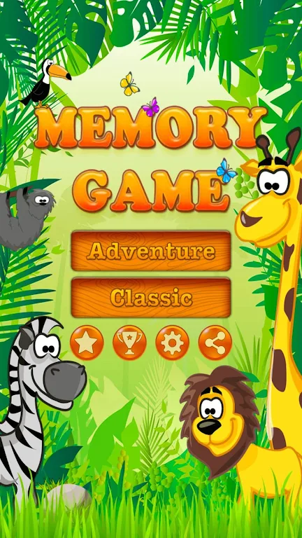 Memory Game Animals 螢幕截圖 0