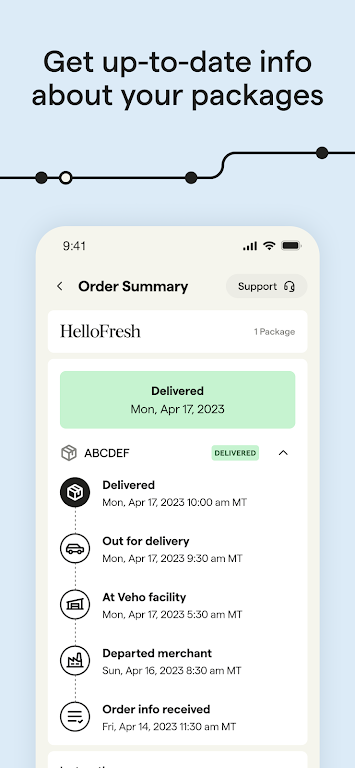 Veho - Manage your deliveries Tangkapan skrin 2