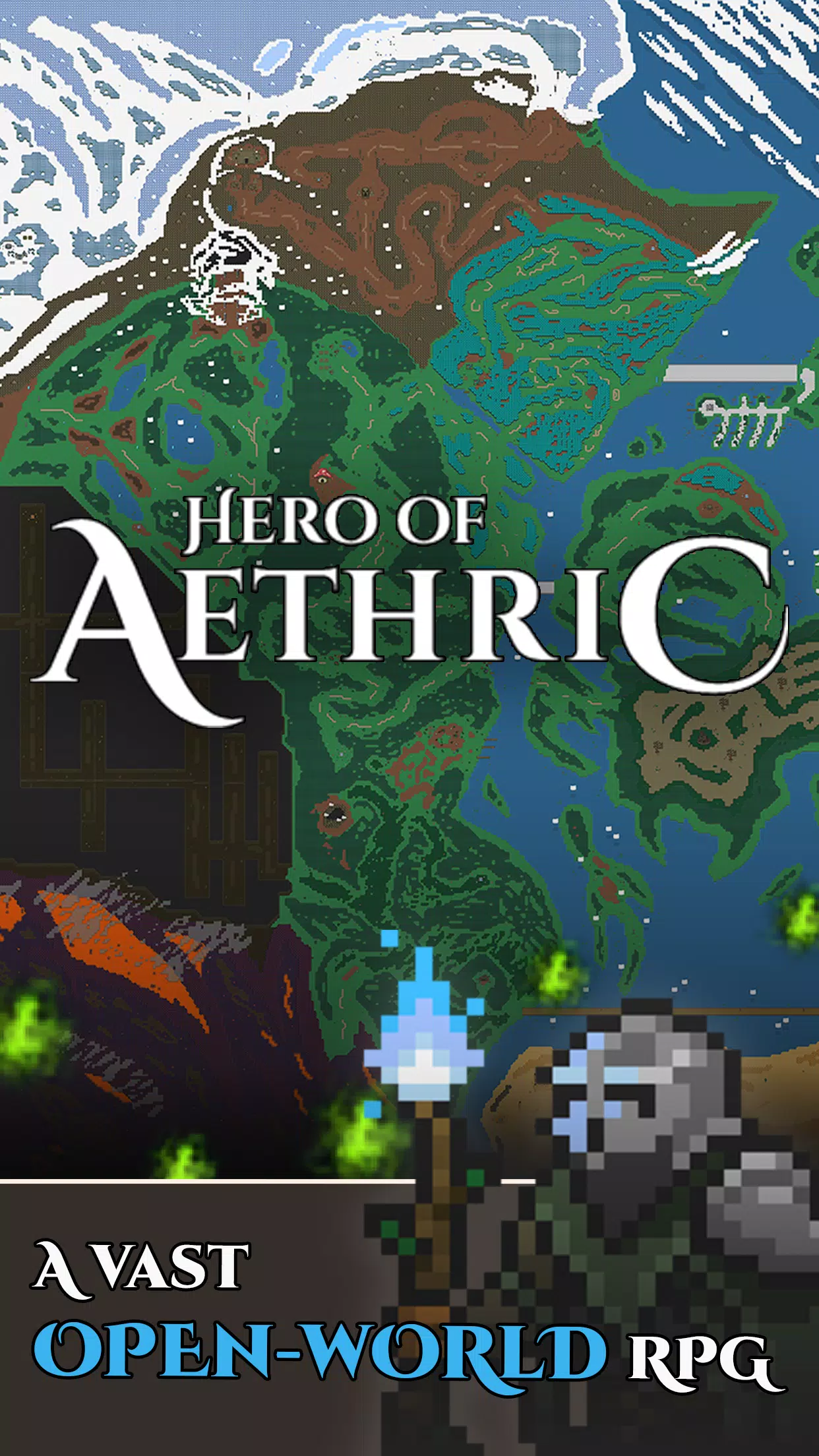 Hero of Aethric | Classic RPG Schermafbeelding 0