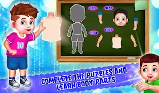 Kids Learning Human Bodyparts स्क्रीनशॉट 2