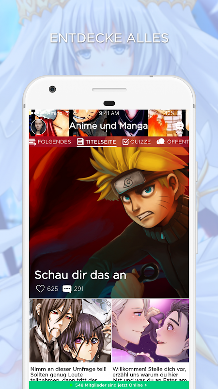 Anime und Manga Amino Deutsch スクリーンショット 2