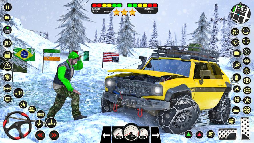 US Offroad Fury Car Driving 3D 스크린샷 1