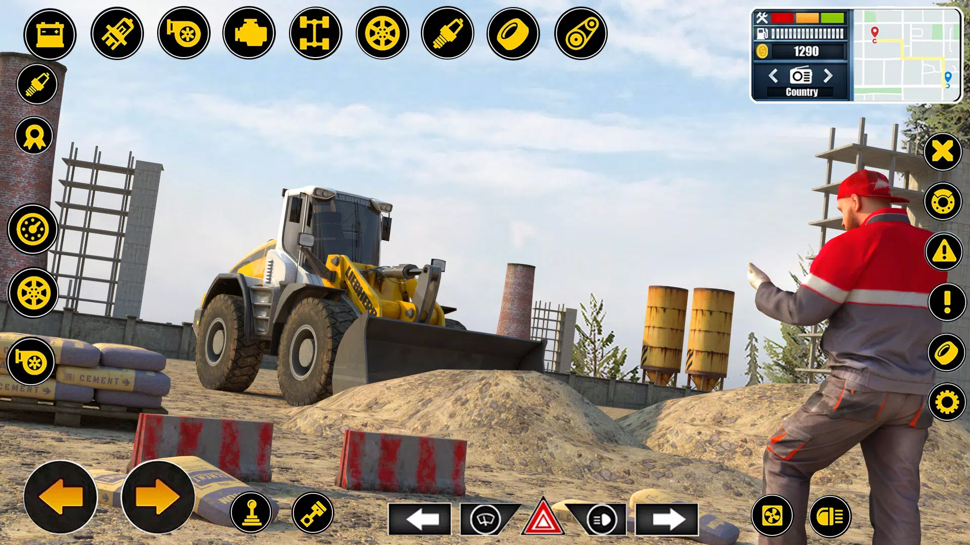 3D City Road Construction Game Screenshot 1