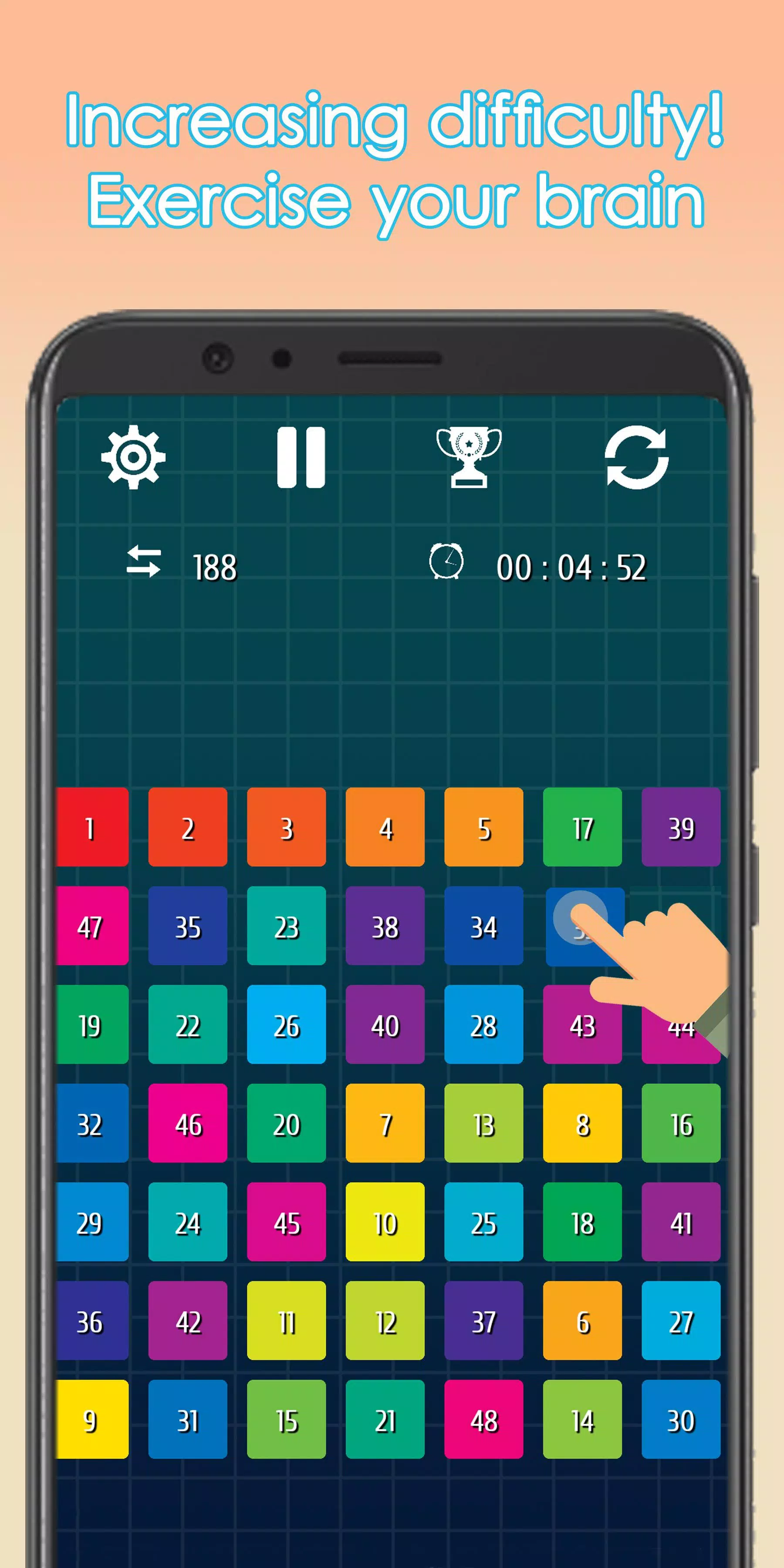 15 Puzzle -Fifteen Puzzle Game ภาพหน้าจอ 3