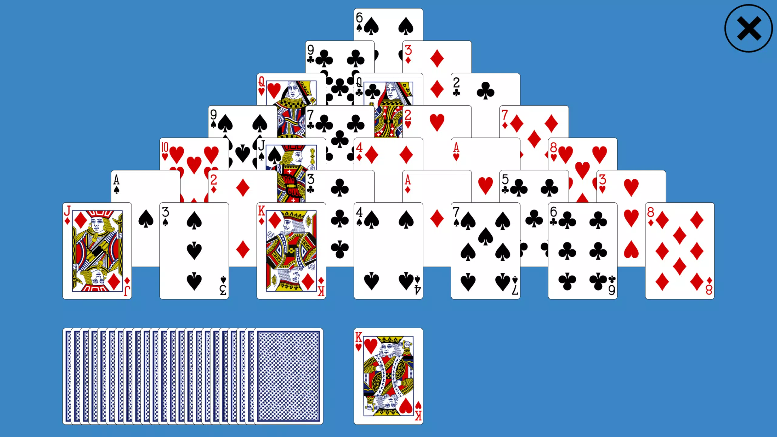 Classic Pyramid Solitaire Schermafbeelding 0