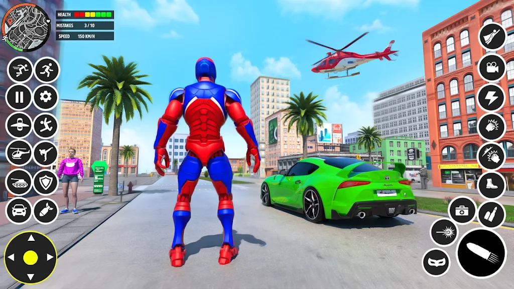 Spider Rope Flying Hero games スクリーンショット 3