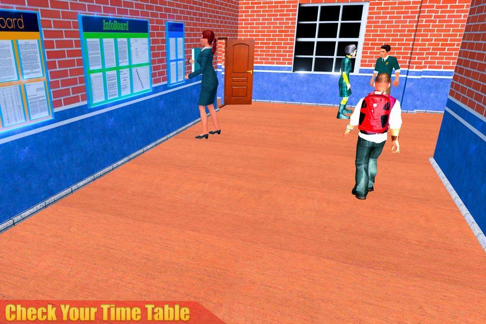 Virtual High School Teacher 3D 螢幕截圖 1