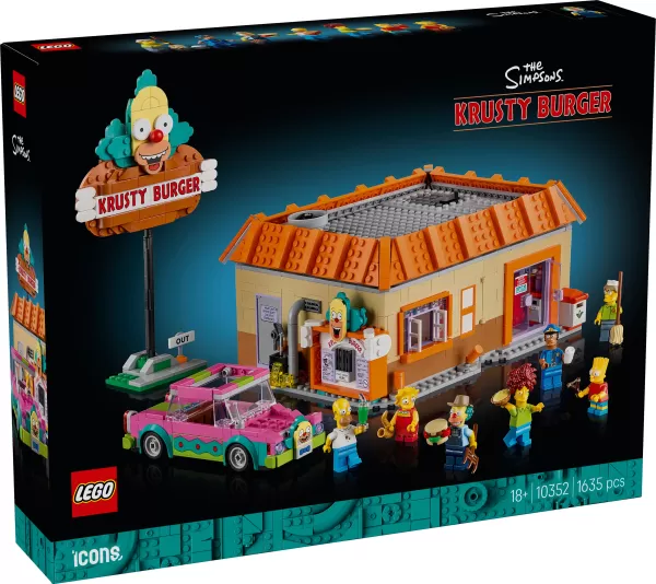 Lego သည် Simpsons များပူးပေါင်းဆောင်ရွက်မှုကိုပြန်လည်ရှင်သန်စေပြီး Krusty Burger Set ကိုထုတ်ဖော်ပြသခဲ့သည်