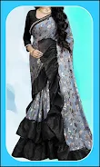 Women Fashion Ruffle Sarees Screenshot 3