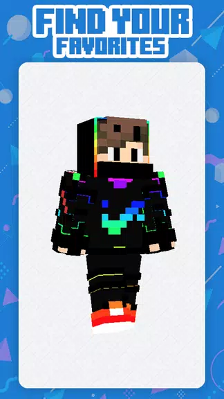 Neon Squad Skin Minecraft Capture d'écran 2