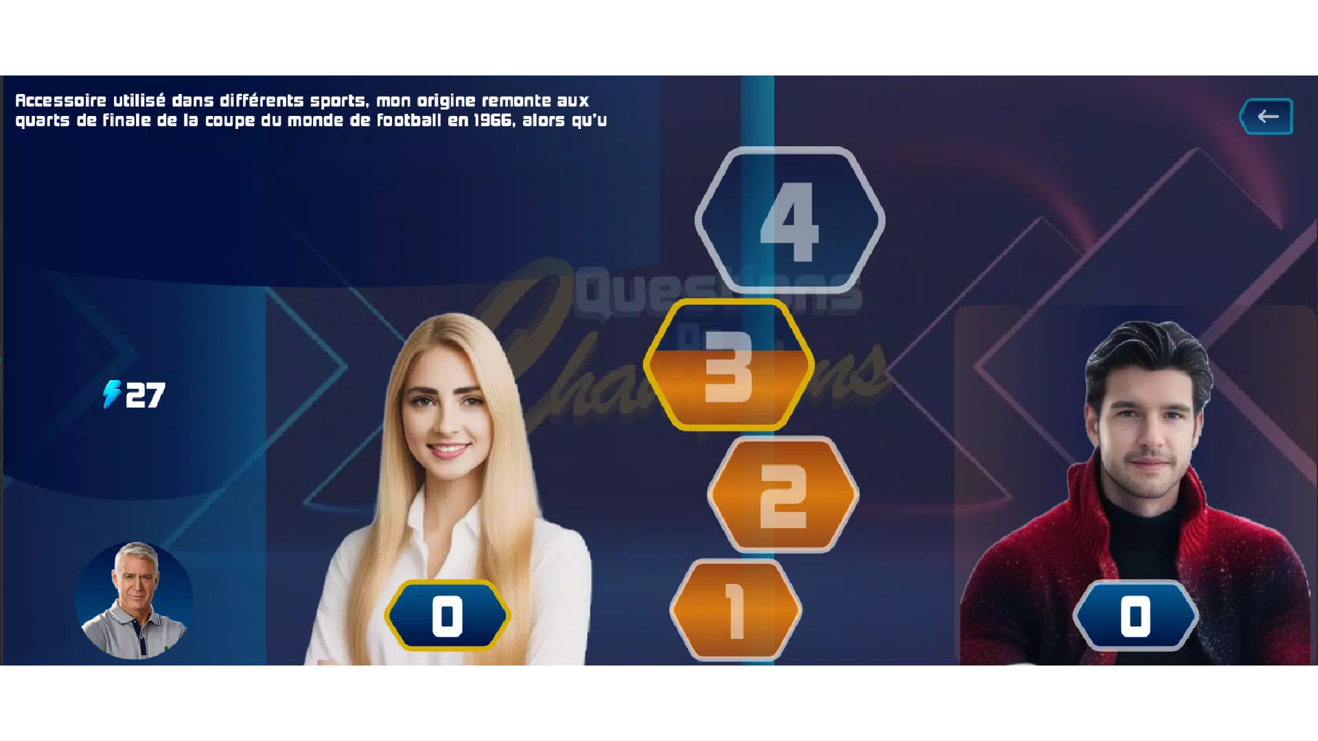 Questions De Champions Ekran Görüntüsü 0