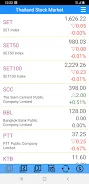 Thailand Stock Market, Stocks 스크린샷 0