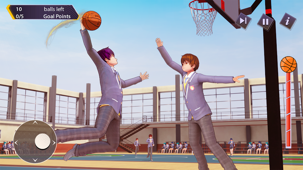 Anime High School Boy Life 3D Ảnh chụp màn hình 2