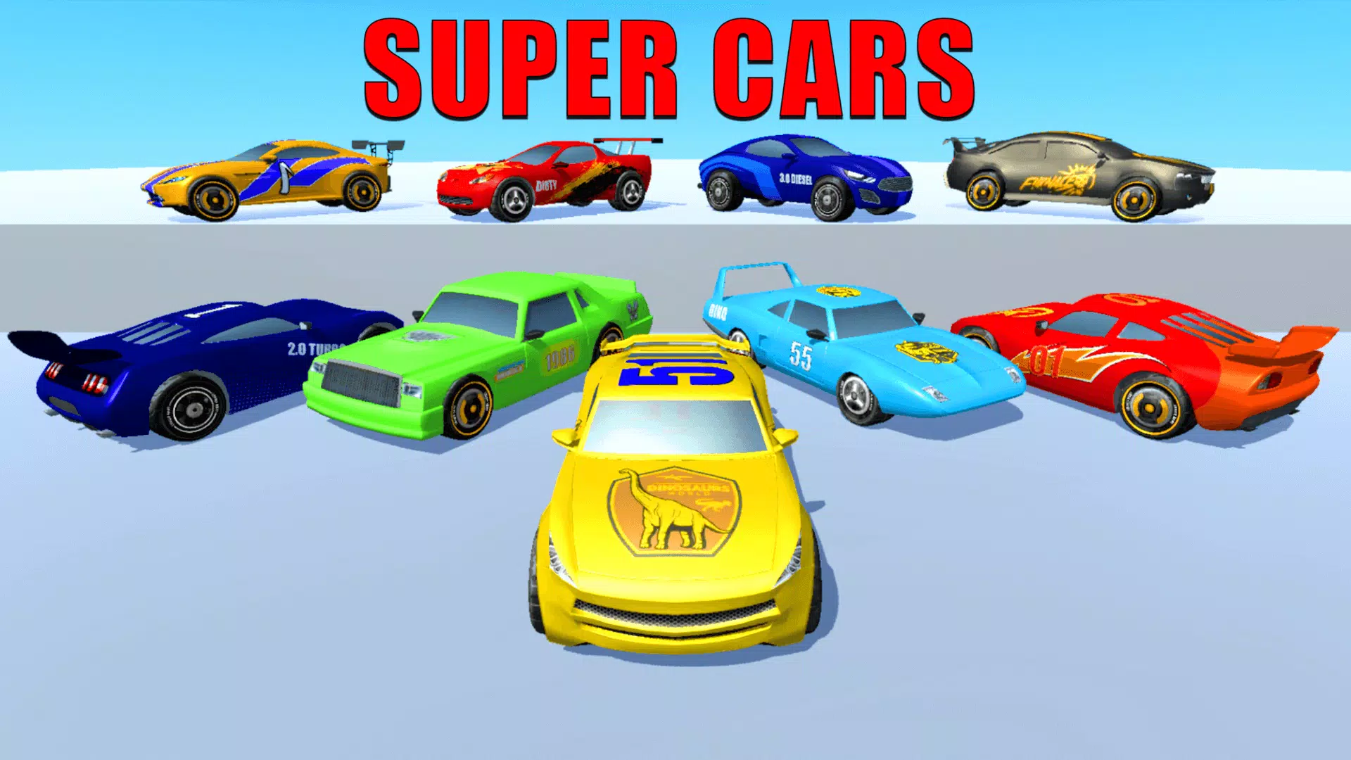 Super Kids Car Racing Screenshot 1