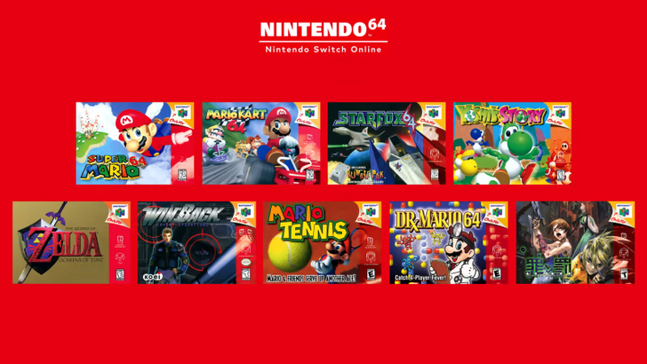 Nintendo Switch Online N64 गेम्स