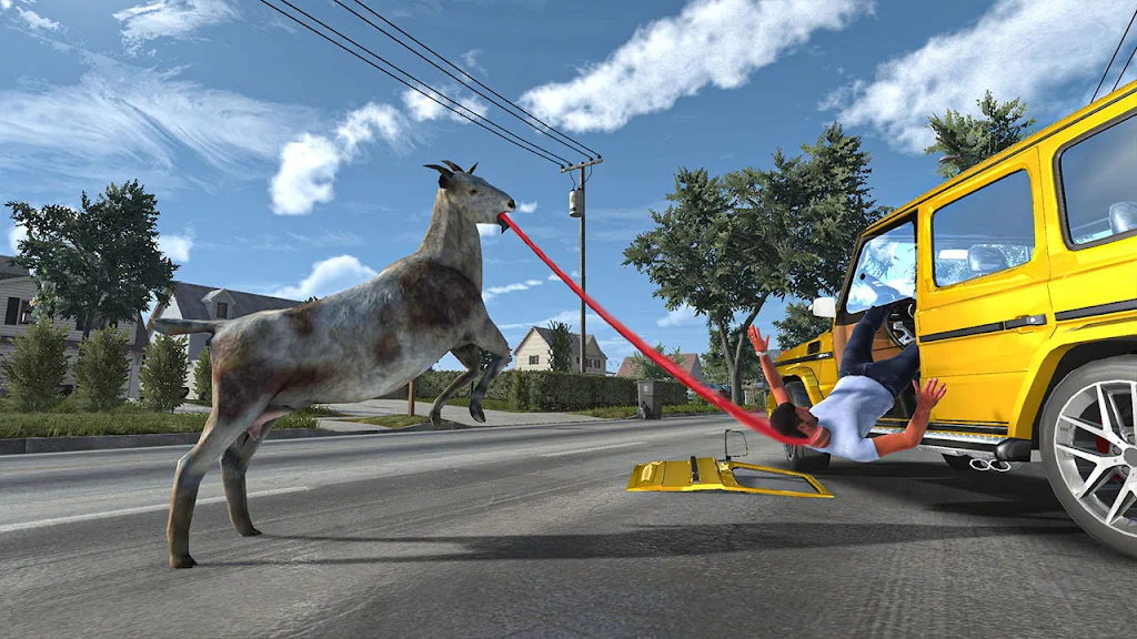 Goat Sim Crazy City Simulator Schermafbeelding 0