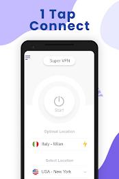 Super VPN: Fast Secure VPN スクリーンショット 1