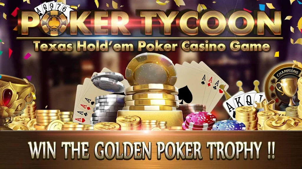 Poker Tycoon - Texas Hold'em Poker Casino Game Ảnh chụp màn hình 0