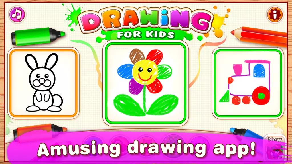 Bini Drawing for Kids Games Screenshot 0