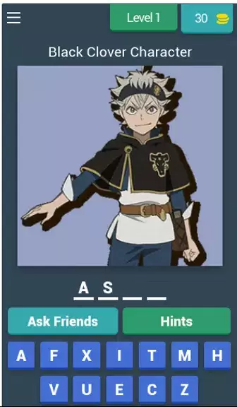 Black Clover Quiz Schermafbeelding 0