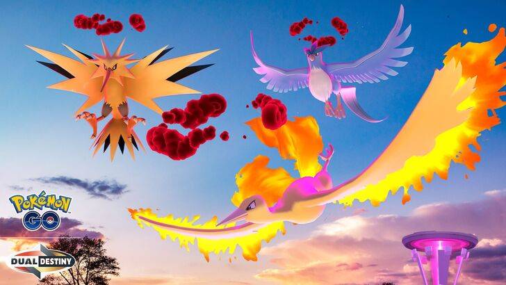 รูปแบบ Pokemon Go Articuno, Zapdos และ Moltres Dynamax จะวางจำหน่ายครั้งละหนึ่งสัปดาห์ 