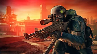 Sniper Shooter offline Game ภาพหน้าจอ 2