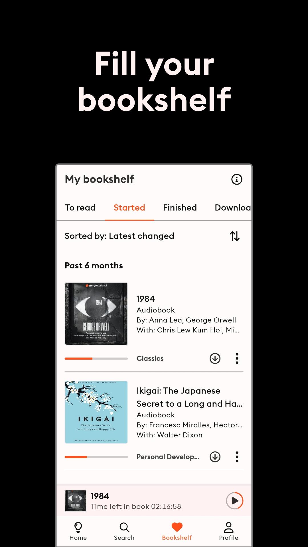 Storytel: Audiolibros y Ebooks Screenshot 3