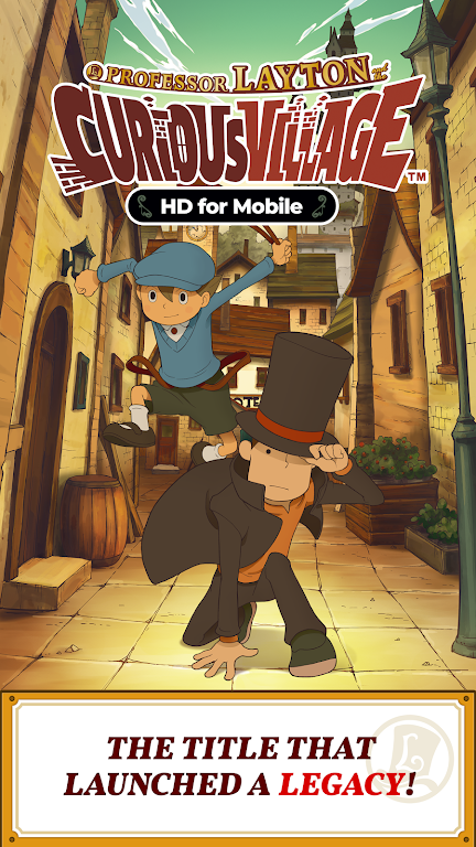 Layton: Curious Village in HD 螢幕截圖 0